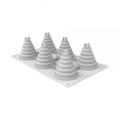 Moule Silicone|Moules À Gâteaux*SILIKOMART Moule Silicone Sapin Magique Ø 6,7 x H 7,4 cm (x6)
