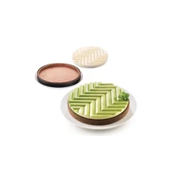 Moule Silicone|Moules À Gâteaux*SILIKOMART 3D DESIGN Moule Silicone Tarte Graphique Ø 25 cm