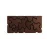 Moules À Chocolat*PAVONI Moule Tablette Chocolat Camouflage 15,4 x 7,7 cm x H 0,8 cm (x3)