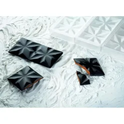 Moules À Chocolat*PAVONI Moule Tablette Chocolat Edelweiss 15,5 x 7,7 cm x H 1 cm (x3)
