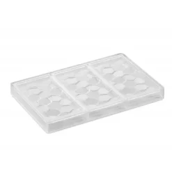 Moules À Chocolat*PAVONI Moule Tablette Chocolat Pavé 15,5 x 7,8 cm x H 1 cm (x3)