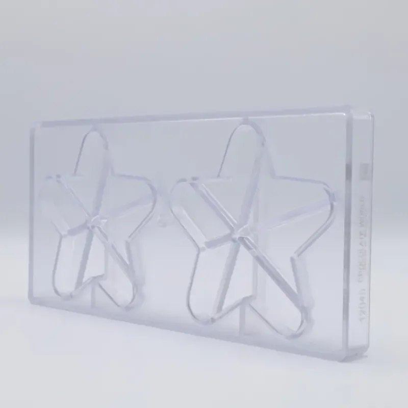 Moules À Chocolat*CHOCOLATE WORLD Moule Tablette Chocolat Étoile 11,8 cm (x2)