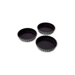 Moule Anti-adhésif|Moules À Gâteaux*MATFER Moule Tartelette 10,5 cm x H 1,8 cm (x12)
