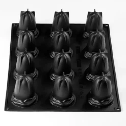 Moule Silicone*PAVONI Moule Œuf de Pâques Mono Ø 7 × H 7,2 cm (x12)