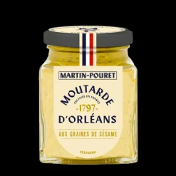 Moutarde*MARTIN POURET Moutarde d'Orléans aux Graines de Sésame 95g