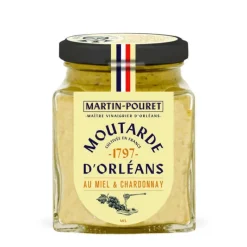 Moutarde*MARTIN POURET Moutarde d'Orléans Miel et Chardonnay 200g