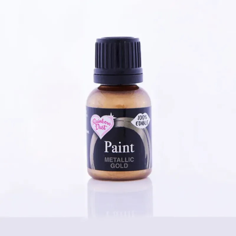Colorants Alimentaires*RAINBOW DUST Peinture Alimentaire Or Métallique 24 g