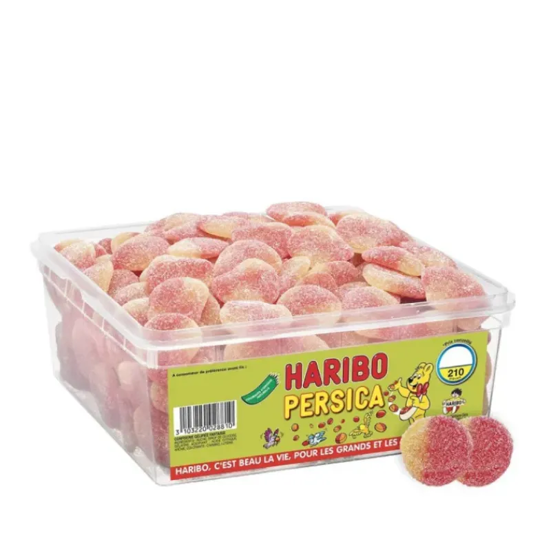 Confiserie*HARIBO Persica x 210 - Boîte Bonbon