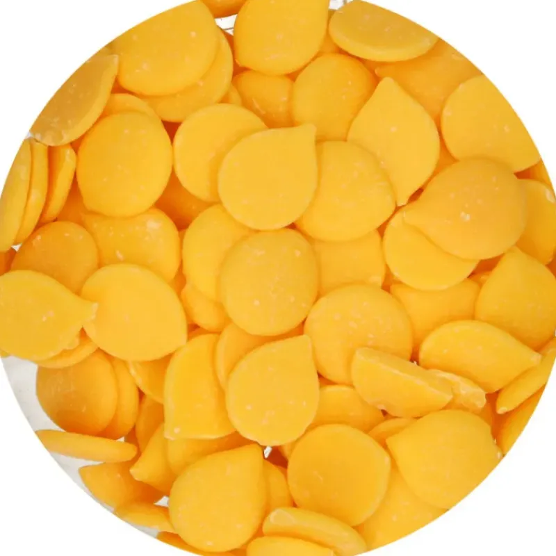 Décoration Comestible*FUNCAKES Pistoles Deco Melts Jaune 250 g