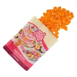 Décoration Comestible*FUNCAKES Pistoles Deco Melts Orange 250g