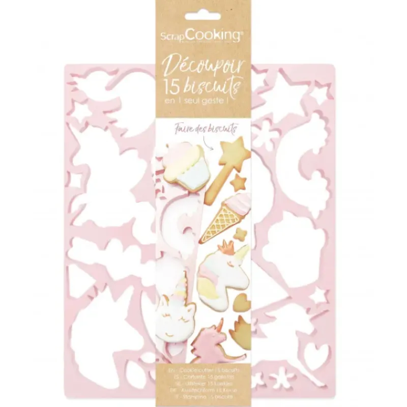 Emporte Pièce - Découpoir Pâtisserie*SCRAPCOOKING Plaque Multi-découpoirs Licorne