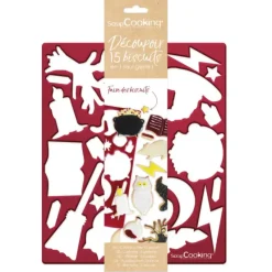 Emporte Pièce - Découpoir Pâtisserie*SCRAPCOOKING Plaque Multi-découpoirs Sorcier