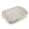 Plat De Cuisson*PEUGEOT Plat à Four Rectangulaire en Céramique Appolia 40 cm Ecru