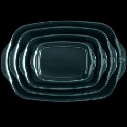 Plat De Cuisson*EMILE HENRY Plat à Four Rectangulaire en Céramique 36 x 22,5 cm Belle-Île