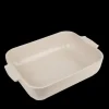 Plat De Cuisson*PEUGEOT Plat à Four Rectangulaire en Céramique Appolia 32 cm Ecru