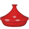 Tajines*EMILE HENRY Plat à Tajine en céramique 32 cm Grand Cru (rouge)