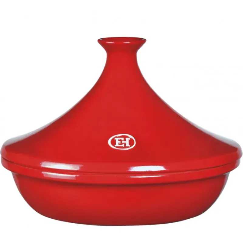 Tajines*EMILE HENRY Plat à Tajine en céramique 32 cm Grand Cru (rouge)
