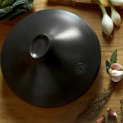 Tajines*EMILE HENRY Plat à Tajine en Céramique 27,5 cm Ardoise Delight