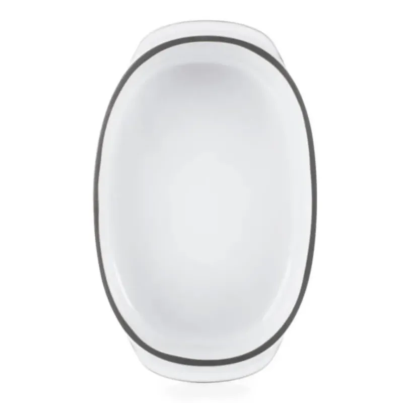 Plat De Cuisson*REVOL Plat Oblong Blanc Cumulus 16 x 11 cm Caractère Culinaire