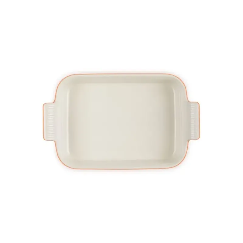 Plat De Cuisson*LE CREUSET Plat Rectangulaire Céramique 26 cm Cerise