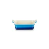 Plat De Cuisson*LE CREUSET Plat Rectangulaire Héritage en Céramique 32 cm Azur Tradition