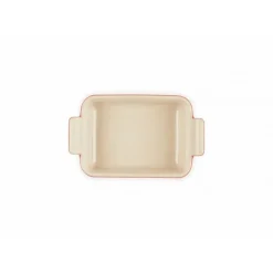 Plat De Cuisson*LE CREUSET Plat Rectangulaire Héritage en Céramique 19 cm Cerise Tradition