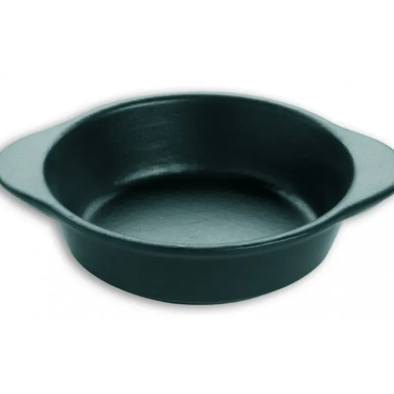 Plat De Cuisson*MATFER Plat Rond Creux Ø 15 cm Noir en Fonte émaillée