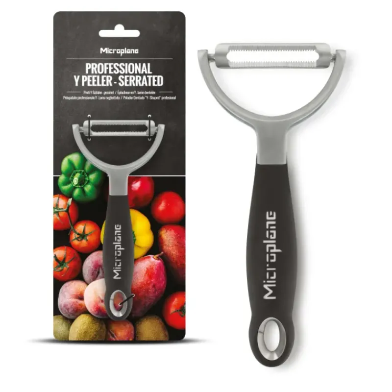 Eplucheurs, Dénoyauteur*MICROPLANE Éplucheur en Y Lame Dentelée Specialty