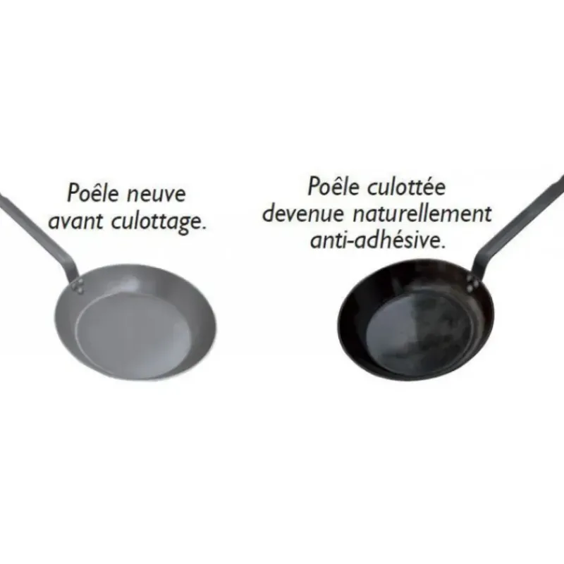 Poêles*DE BUYER Poêle à Blinis Ø 12 cm Minéral B Element - Poêles en Fer