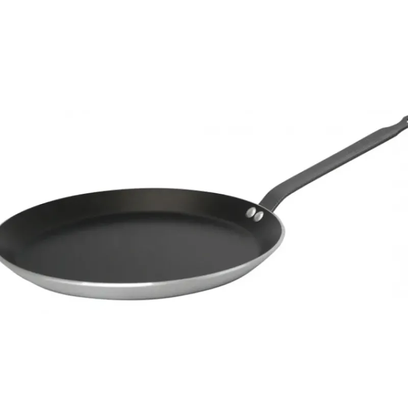 Poêles*DE BUYER Poêle à Crêpe ø26 cm Antiadhésive Choc Resto Induction