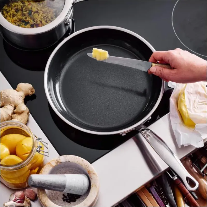 Poêles*GREENPAN Poêle à Frire Inox Ø 30 cm PREMIERE