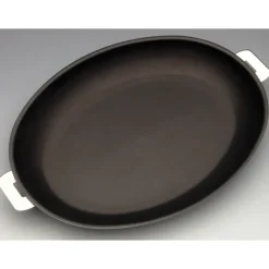 Poêles*CRISTEL Poêle Mutine Ovale Ø 35 cm Manche Amovible Anti-Adhésive Inox