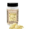 Décoration Comestible*SCRAPCOOKING Pot de Décors en Perles Or et Chocolat Blanc 50 g