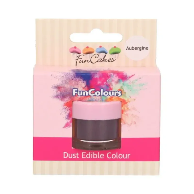 Colorants Alimentaires*FUNCAKES Poudre comestible Aubergine 1,5 g