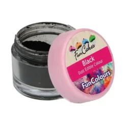Colorants Alimentaires*FUNCAKES Poudre comestible Noir 1,5 g