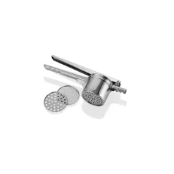 Presse Purée Et Moulin Légumes*TELLIER Presse Purée à levier inox 3 grilles