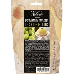 Préparation Pâtisserie*PATISDECOR Préparation Bavarois Gel Poire 100 g Patisdécor