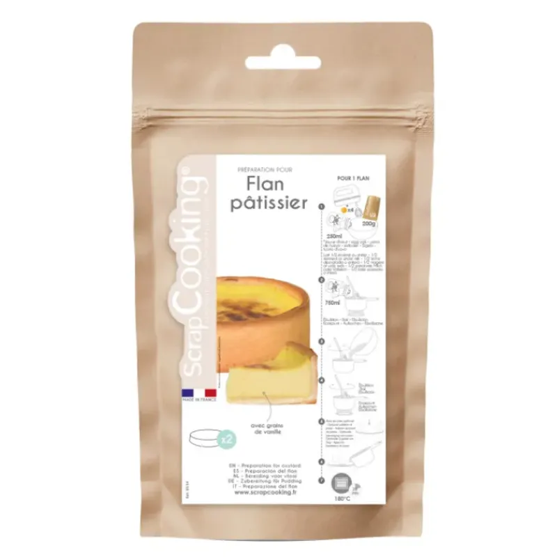 Préparation Pâtisserie*SCRAPCOOKING Préparation pour Flan Pâtissier 400 g