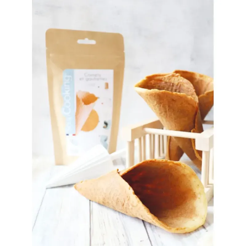 Préparation Pâtisserie*SCRAPCOOKING Préparation pour Gaufrettes et Cornets Vanille 250 g
