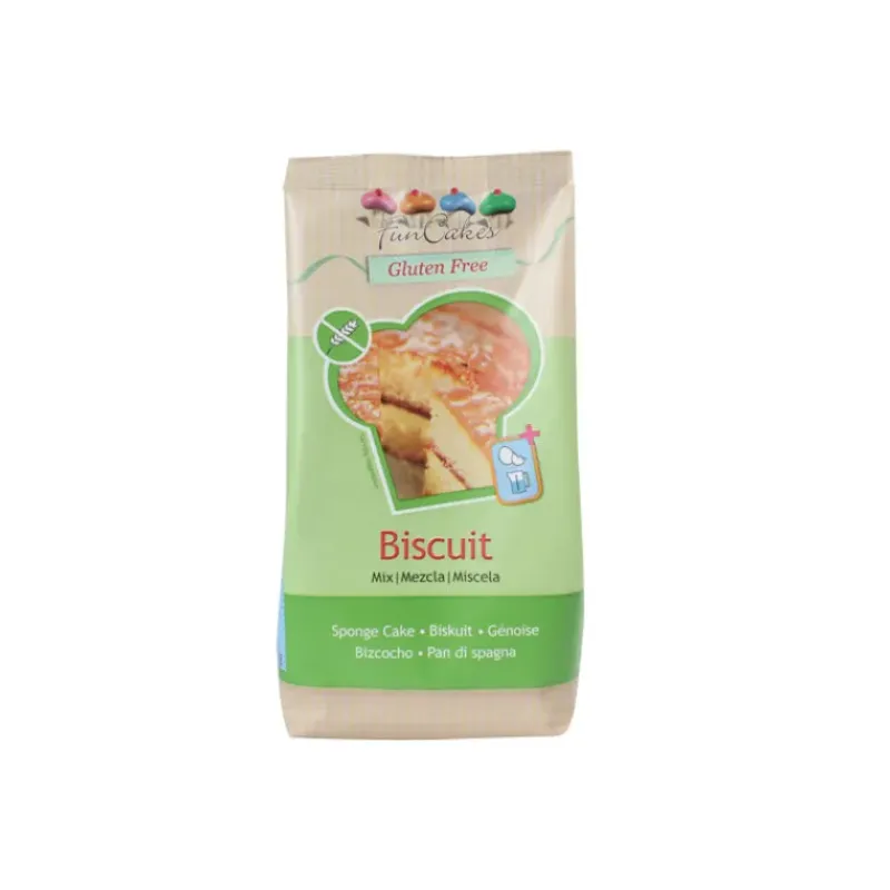 Produits Sans Gluten|Préparation Pâtisserie*FUNCAKES Préparation pour Sponge Cake Sans Gluten 500 g