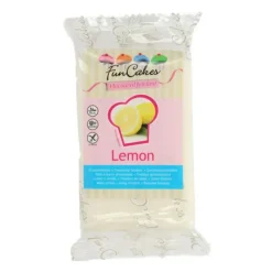 Pâte À Sucre*FUNCAKES Pâte à Sucre Blanche goût Citron 250g