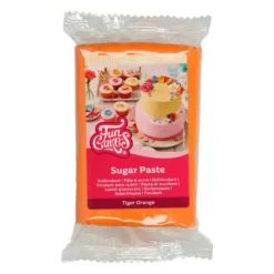 Pâte À Sucre*FUNCAKES Pâte à Sucre Orange Tigre 250 g