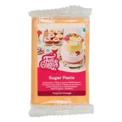 Pâte À Sucre*FUNCAKES Pâte à Sucre Orange Tropicale 250g