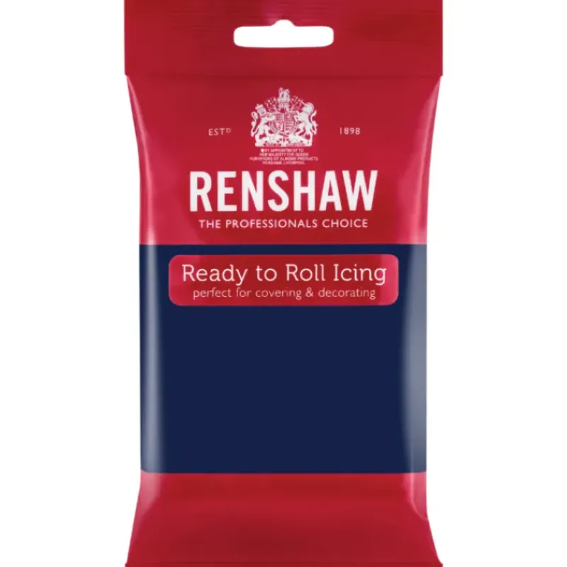 Pâte À Sucre*RENSHAW Pâte à Sucre Pro Bleu Navy 250g