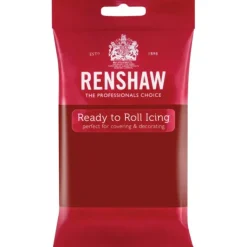 Pâte À Sucre*RENSHAW Pâte à Sucre Pro Ruby Red 250g