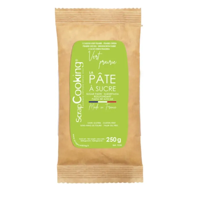 Pâte À Sucre*SCRAPCOOKING Pâte à Sucre Vert Prairie 250 g