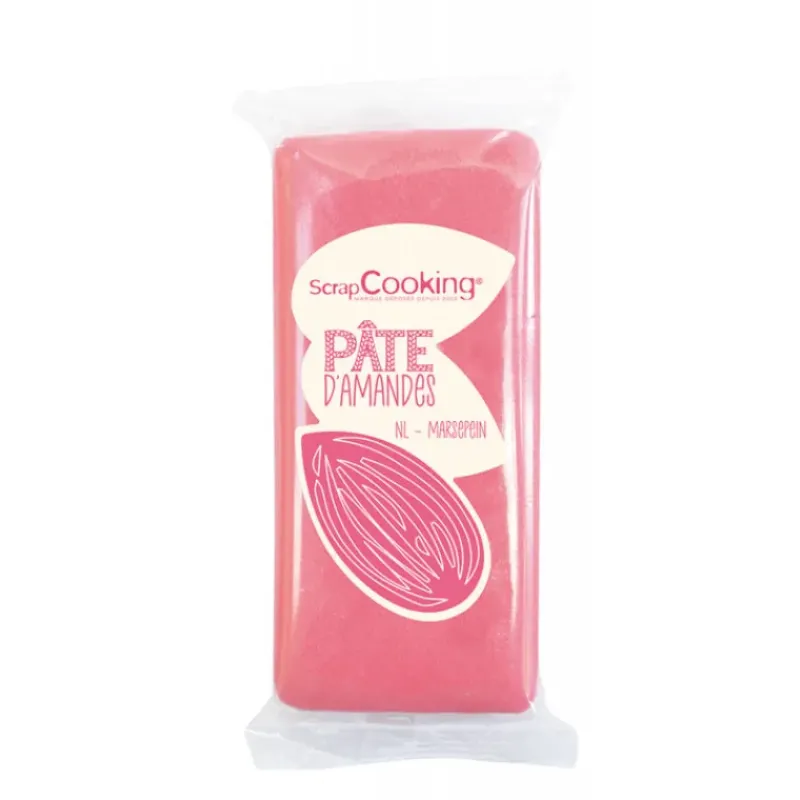 Produits Pâtisserie*SCRAPCOOKING Pâte d'Amande Rose 20% 200g
