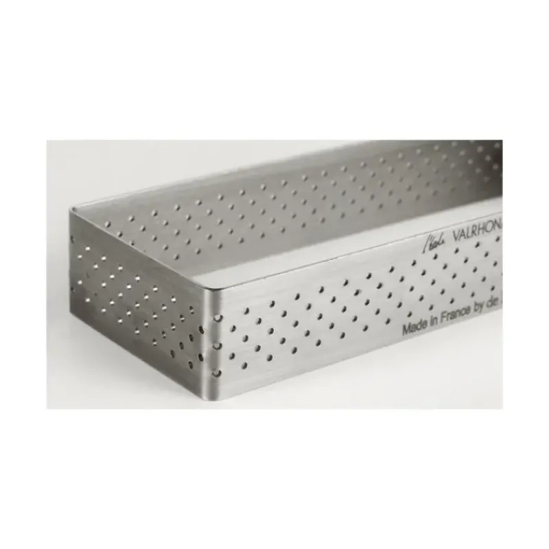 Cercle À Patisserie*DE BUYER Rectangle perforé 28 x 11 cm de L'école Valrhona par