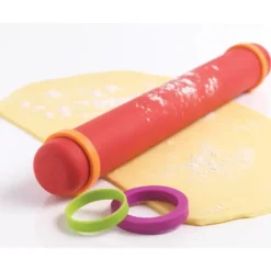 Ustensiles Pâtisserie*MASTRAD Rouleau à Pâtisserie ajustable rouge 41 cm