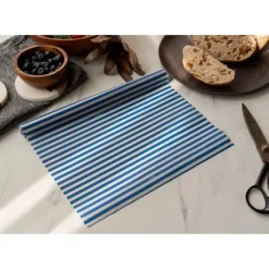 Conservation*NUTS Rouleau Emballage Alimentaire Cire Abeille Bleu 90 x 30,5 cm